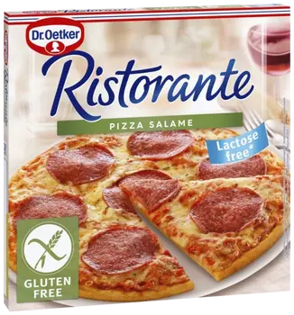 Dr. Oetker Pizza Ristorante Salame bez lepku a laktózy