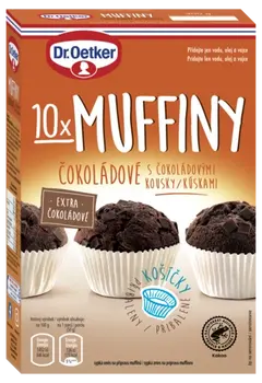 Dr. Oetker Muffiny čokoládové s čokoládovými kousky