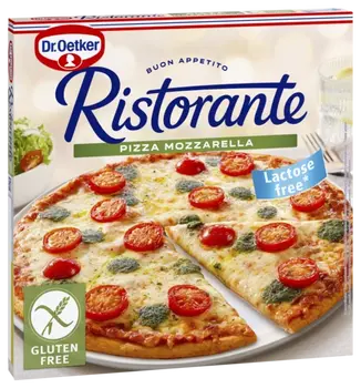 Dr. Oetker Pizza Ristorante Mozzarella bez lepku a laktózy