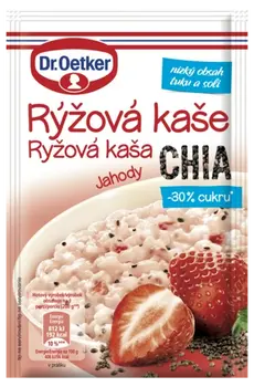 Dr. Oetker Rýžová kaše Jahody, CHIA