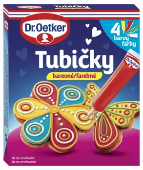 Dr. Oetker Tubičky na zdobení 4 barvy