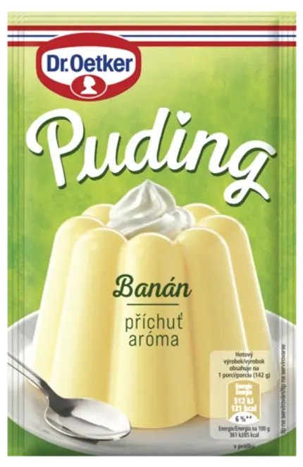 Dr. Oetker Dr. Oetker Puding příchuť Banán