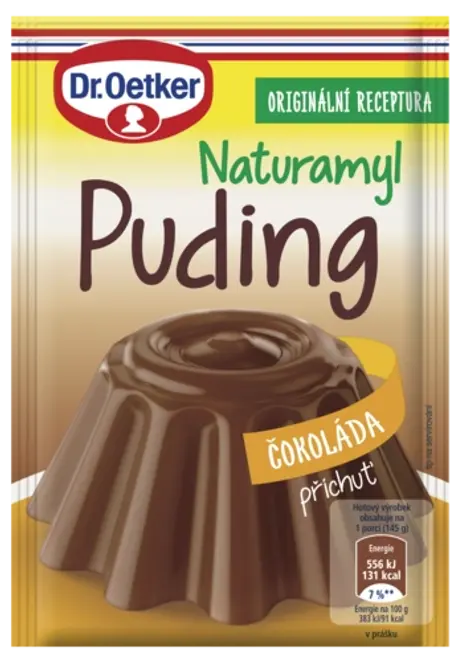 Dr. Oetker Naturamyl Puding příchuť Čokoláda