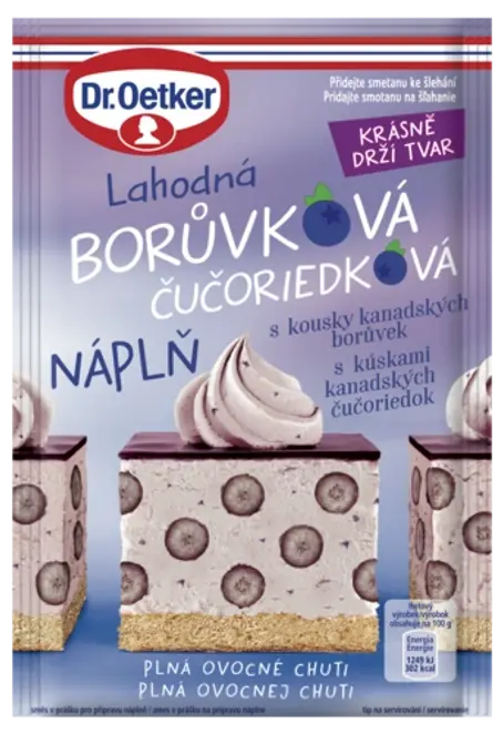 Dr. Oetker Borůvková náplň
