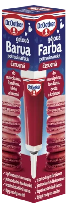 Dr. Oetker Barva gelová červená