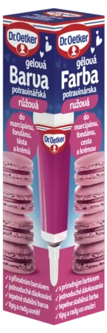 Dr. Oetker Barva gelová růžová