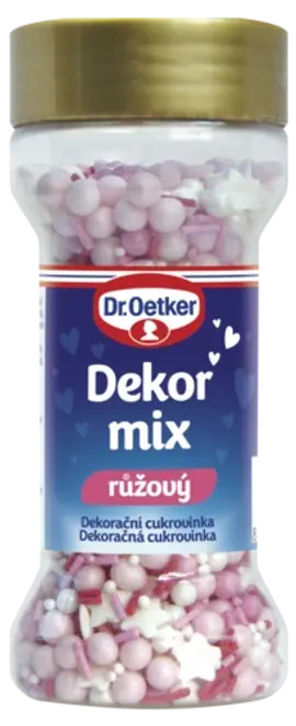 Dr. Oetker Dekor mix růžový