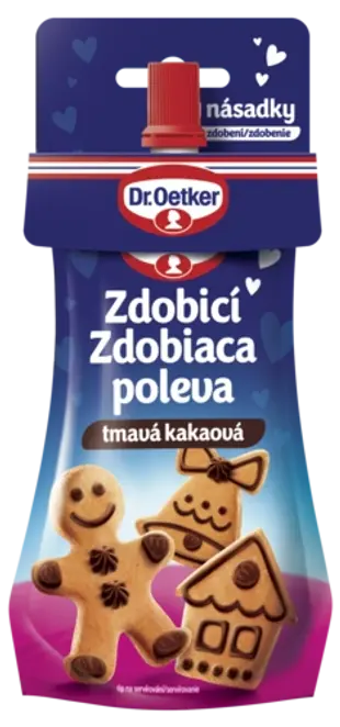 Dr. Oetker Zdobicí poleva tmavá kakaová