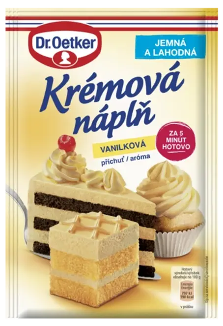 Dr. Oetker Krémová náplň vanilková