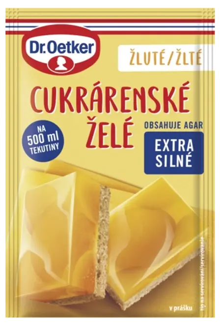 Dr. Oetker Cukrárenské želé žluté