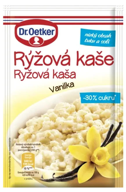 Dr. Oetker Rýžová kaše Vanilka