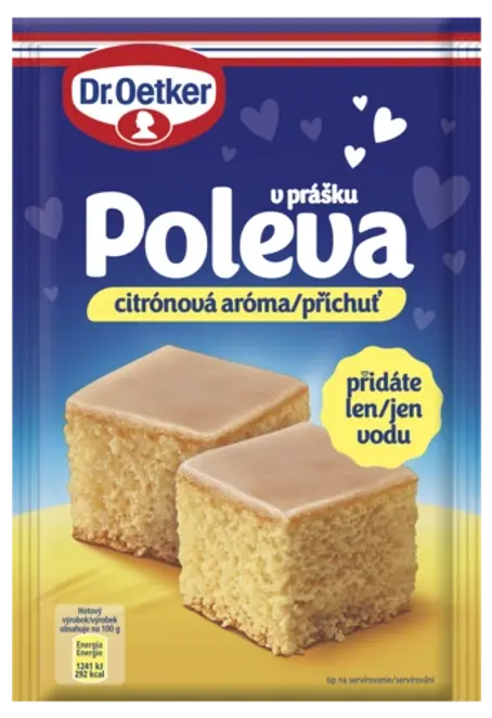 Dr. Oetker Poleva v prášku citrónová příchuť