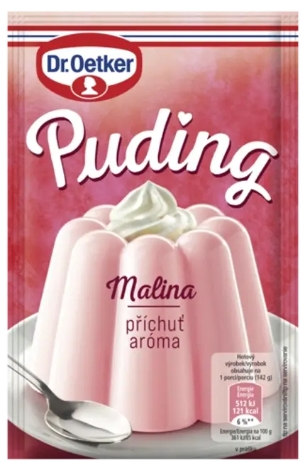 Dr. Oetker Dr. Oetker Puding příchuť Malina