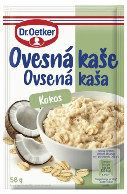 Dr. Oetker Ovesná kaše Kokos