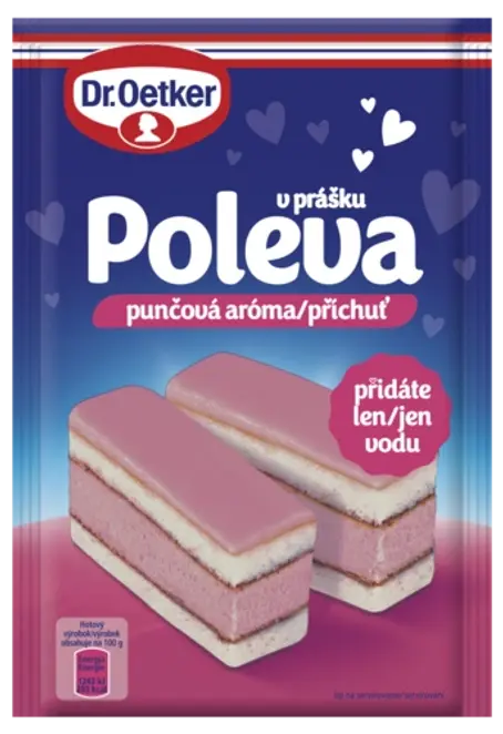 Dr. Oetker Poleva v prášku punčová příchuť