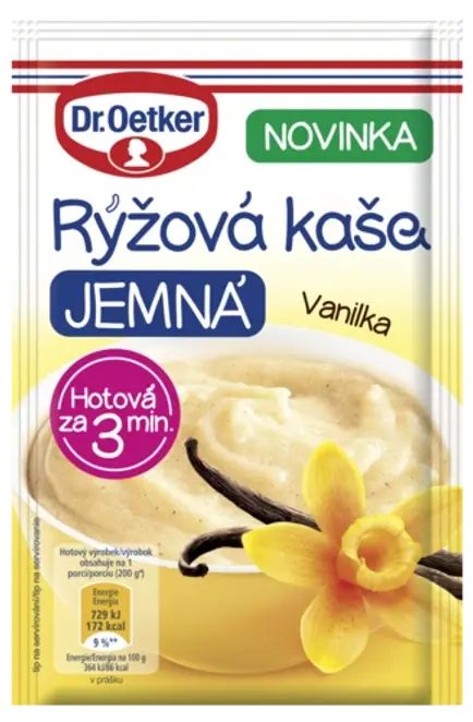 Dr. Oetker Rýžová kaše JEMNÁ Vanilka