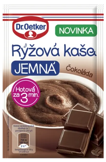 Dr. Oetker Rýžová kaše JEMNÁ Čokoláda