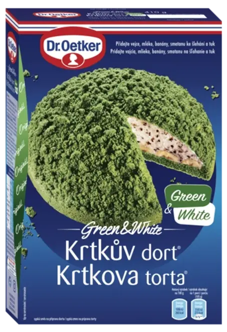 Dr. Oetker Krtkův dort Green & White