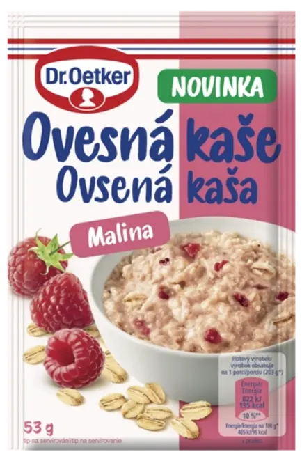 Dr. Oetker Ovesná kaše Malina