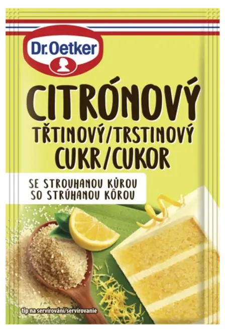 Dr. Oetker Citrónový třtinový cukr