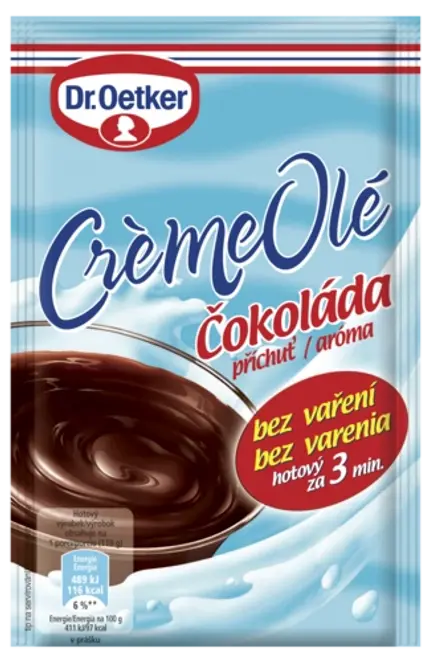 Dr. Oetker Crème Olé Čokoláda příchuť