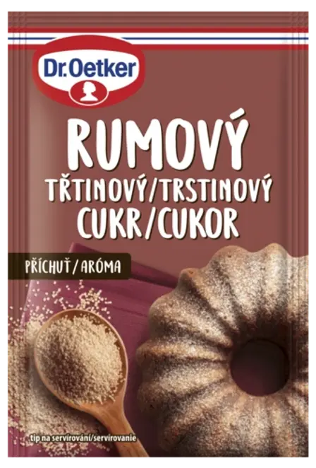 Dr. Oetker Rumový třtinový cukr příchuť