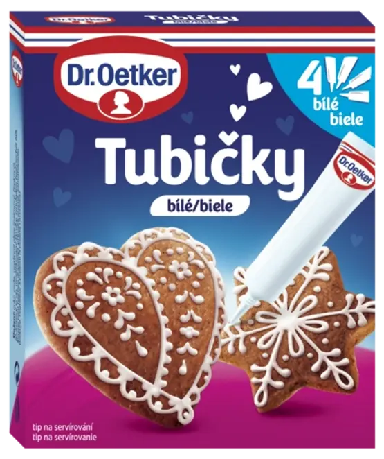 Dr. Oetker Tubičky bílé 4 ks