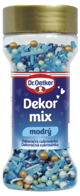 Dr. Oetker Dekor mix modrý