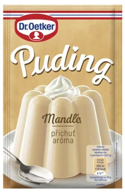 Dr. Oetker Dr. Oetker Puding příchuť Mandle