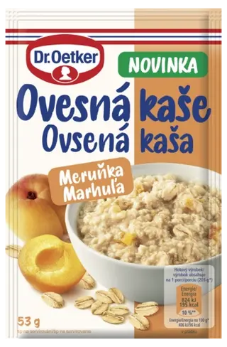 Ovesná kaše Meruňka Dr. Oetker