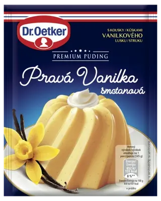 Premium Puding Pravá Vanilka smetanová Dr. Oetker