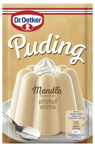 Dr. Oetker Puding příchuť Mandle