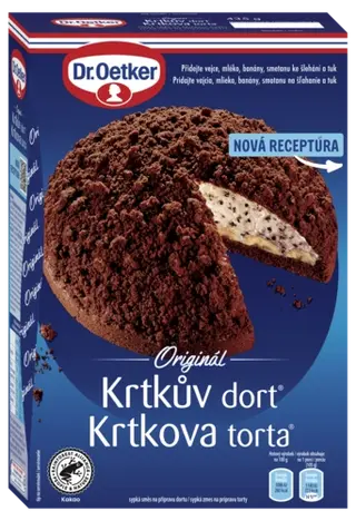 Krtkův dort Originál Dr. Oetker