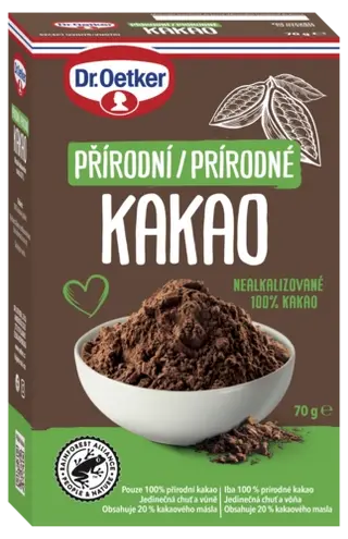 Přírodní kakao Dr. Oetker