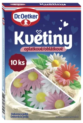 Květiny oplatkové Dr. Oetker
