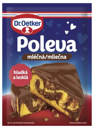 Poleva mléčná Dr. Oetker