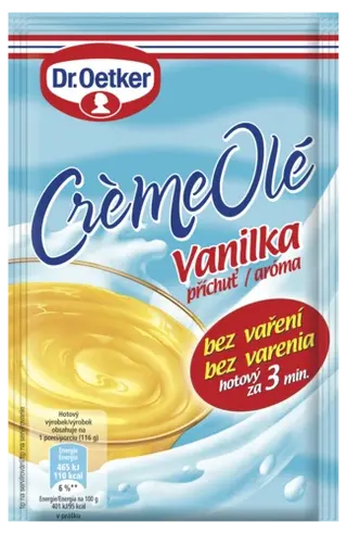 Crème Olé vanilka příchuť Dr. Oetker