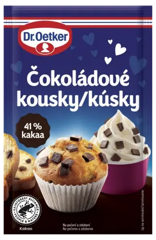 Čokoládové kousky Dr. Oetker