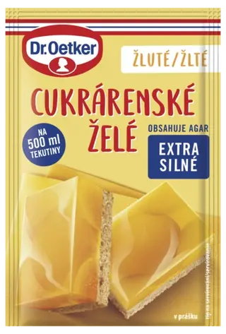Cukrárenské želé žluté Dr. Oetker