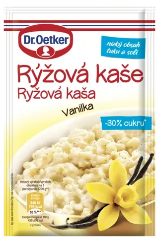 Rýžová kaše Vanilka Dr. Oetker