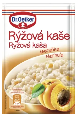 Rýžová kaše Meruňka Dr. Oetker