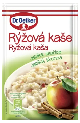 Rýžové kaše Jablka, skořice Dr. Oetker