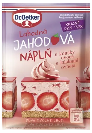Jahodová náplň Dr. Oetker