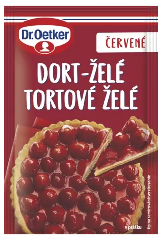 Dort-želé červené Dr. Oetker
