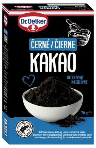 Černé kakao Dr. Oetker
