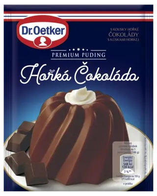 Premium Puding Hořká čokoláda Dr. Oetker