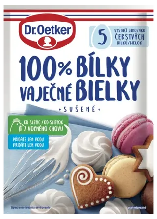 100% vaječné bílky Dr. Oetker