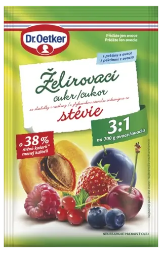 Želírovací cukr se stévií Dr. Oetker