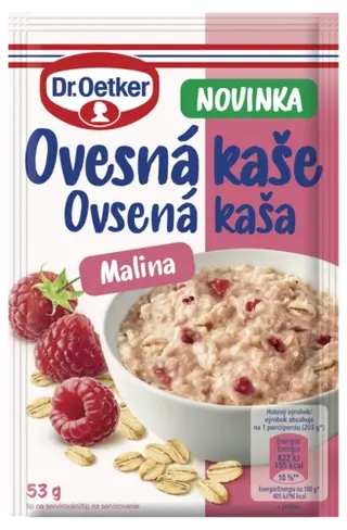Ovesná kaše Malina Dr. Oetker