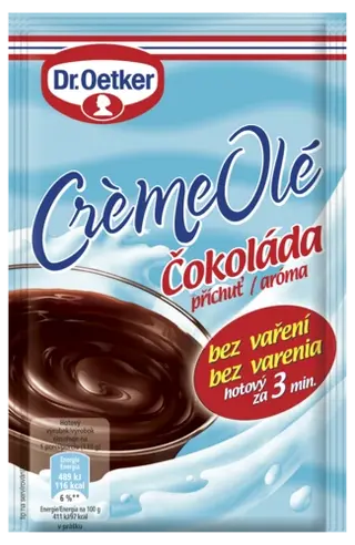Crème Olé čokoládová příchuť Dr. Oetker